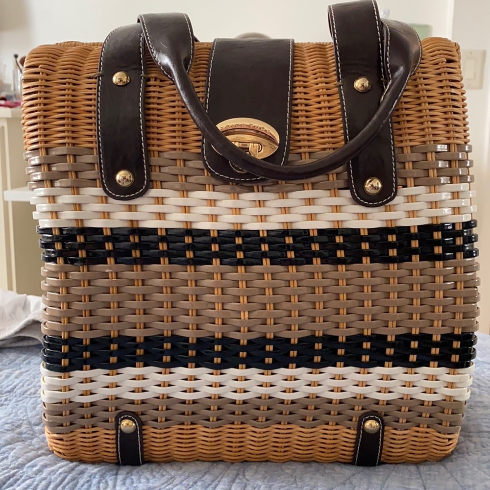 Trina Turk Wicker Bag, never used